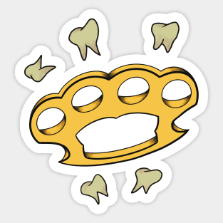 Brass Knuckle Sticker